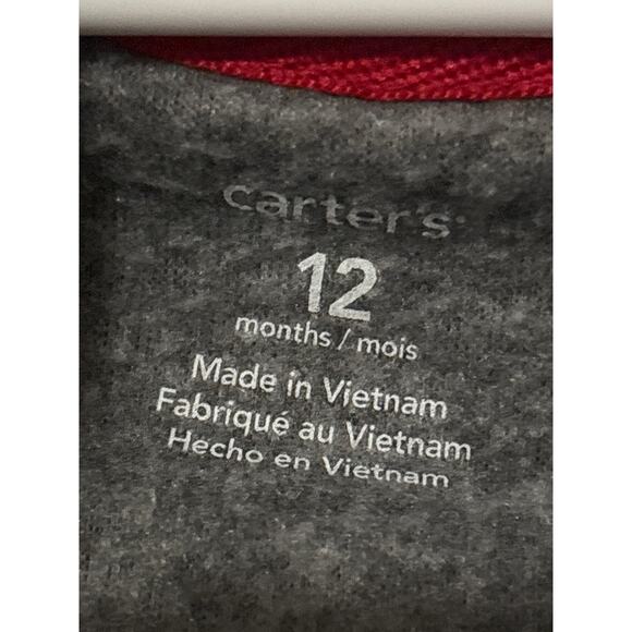 Carter’s onesie with hoodie size 12M - Picture 3 of 3